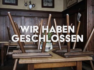 Wir haben geschlossen