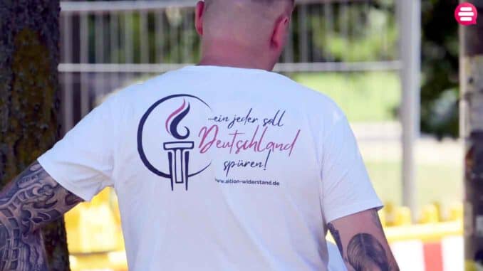 Rechtsextreme Demonstration gegen den ersten CSD in Wittenberg