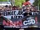 Rechtsextreme Demonstration gegen den ersten CSD in Wittenberg