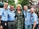 Alain Rappsilber (2.v.r.) mit Jürgen Rentzel, Daniel Rüster, Lilo Wanders, und Volker Spahn bei der Folsom Europe Berlin 2006