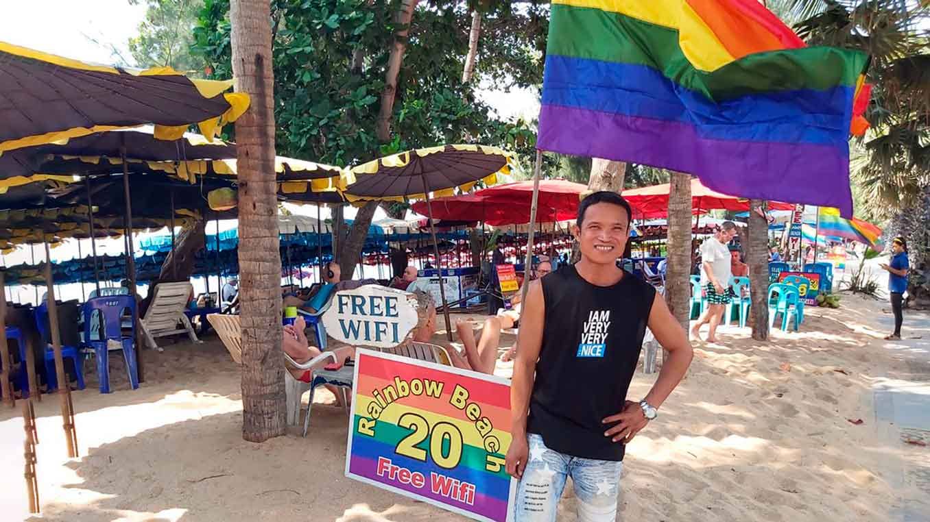 Thailand Rainbow Gay-Beach Jomtien