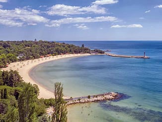Strand Schwarzmeerkueste Bulgarien