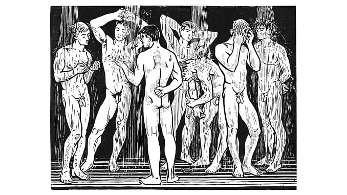 galerie newman Juergen Wittdorf Unter der Dusche