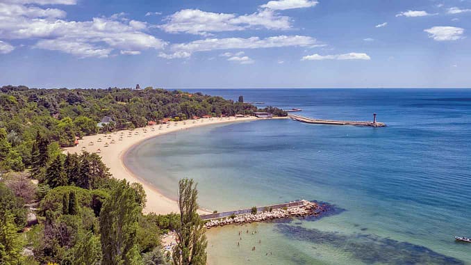 Strand Schwarzmeerkueste Bulgarien